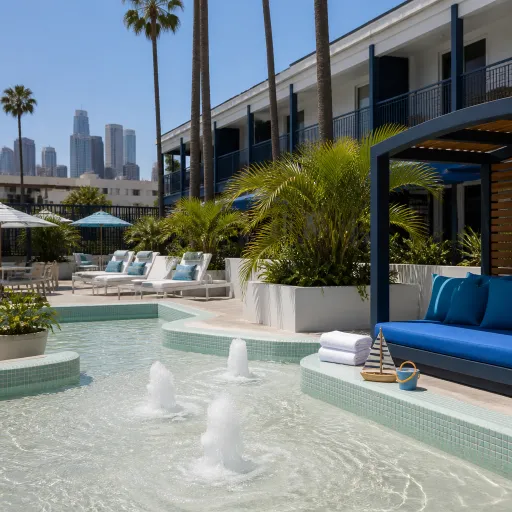 Elegant family friendly hotels in Los Angeles for urban escapes with children