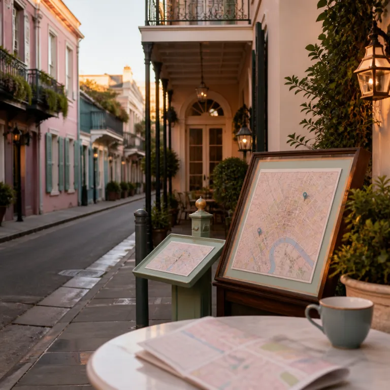 An elegant new orleans hotels map for planning a refined city stay