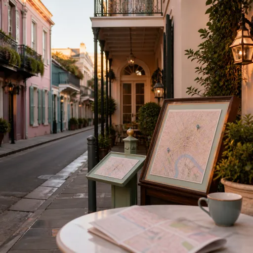 An elegant new orleans hotels map for planning a refined city stay